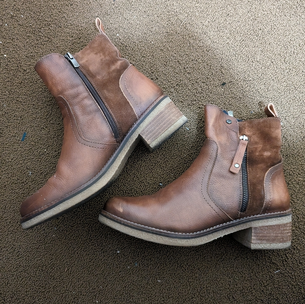 EUC Dorking by Fluchos Leather Lucero Bootie Size 8.5/39 EU